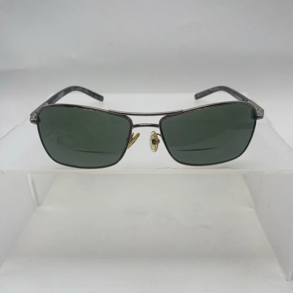 Anne Klein Sunglasses Women FRAME ONLY AK4124 58-16-130 Silver Brown 691 - Picture 2 of 16